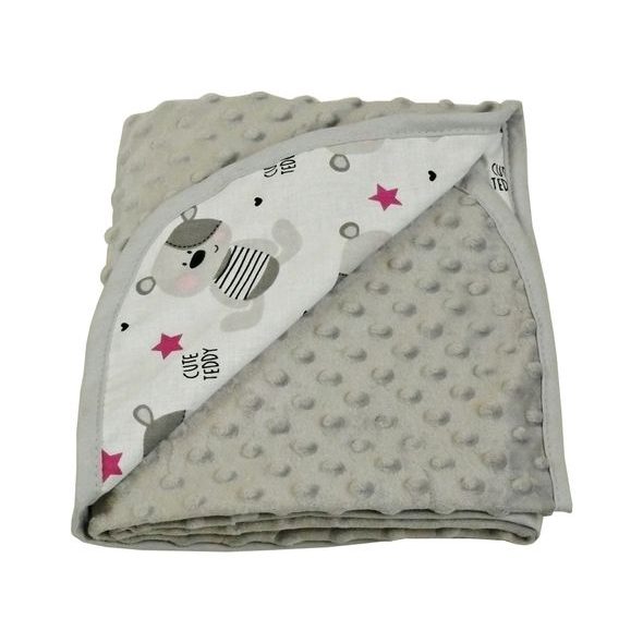 TOMI DEKA MINKY TEDDY - DĚTSKÉ DEKY PRO MIMINKA - SPINKÁNÍ