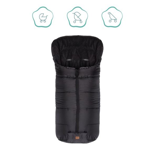 FILLIKID FUSAK ZIMNÍ ECO BIG BLACK - FUSAKY DO KOČÁRKU - KOČÁRKY A PŘÍSLUŠENSTVÍ