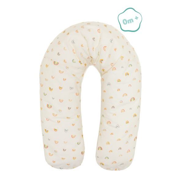 FILLIKID KOJÍCÍ POLŠTÁŘ RAINBOWS BEIGE 190 CM - KOJÍCÍ POLŠTÁŘE - KRMENÍ