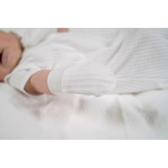 LODGER MITTENS SEERSUCKER CLOUD DANCER - RUKAVIČKY, ŠÁTKY, NÁKRČNÍKY - PRO DĚTI