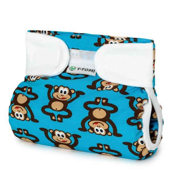 T-TOMI ORTOPEDICKÉ ABDUKČNÍ KALHOTKY - SUCHÝ ZIP MONKEY (5-9KG) - PLENKOVÉ KALHOTKY - PŘEBALOVÁNÍ