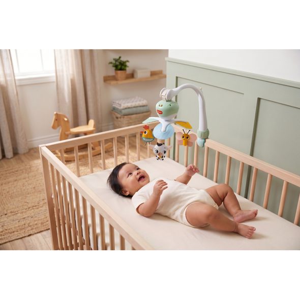 TINY LOVE HUDEBNÍ KOLOTOČ NA CESTY FARMERS FUNDAY - KOLOTOČE NA POSTÝLKU - PRO DĚTI