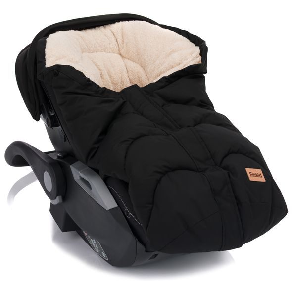 FILLIKID FUSAK ZIMNÍ TORRE GR.0 BLACK, TEDDY PLUSH - FUSAKY DO KOČÁRKU - KOČÁRKY A PŘÍSLUŠENSTVÍ