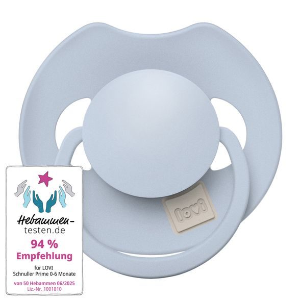 LOVI DUDLÍK SILIKONOVÝ DYNAMICKÝ PRIME 0-6M 1KS BABY BLUE - ŠIDÍTKA A DOPLŇKY - KRMENÍ