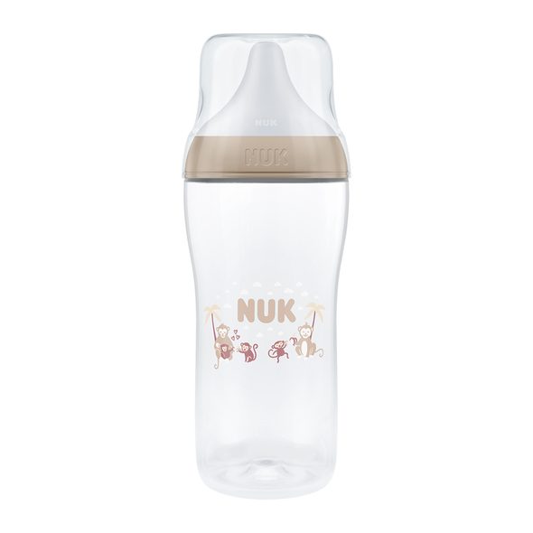NUK PERFECT MATCH LÁHEV S KONTROLOU TEPLOTY XL MONKEY 360 ML - KOJENECKÉ LAHVE - KRMENÍ