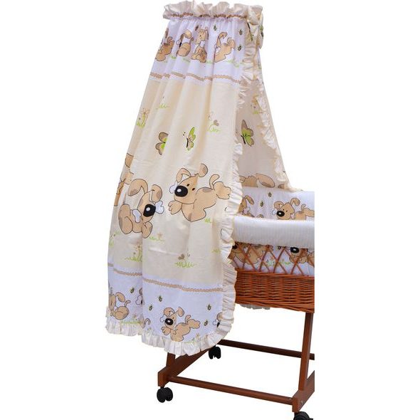 SCARLETT PROUTĚNÝ KOŠÍK NA MIMINKO S NEBESY SCARLETT JAPY BÉŽOVÁ - KOŠÍKY A KOLÉBKY - SPINKÁNÍ