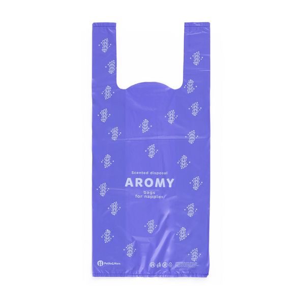 PETITE&MARS SÁČKY VOŇAVÉ NA PLENY S ÚCHYTY AROMY, 100 KS - SÁČKY NA POUŽITÉ PLENKY - PŘEBALOVÁNÍ