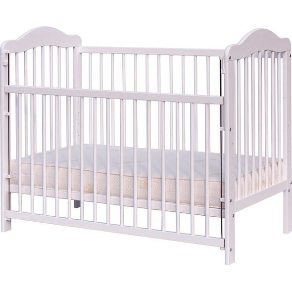 SCARLETT DĚTSKÁ POSTÝLKA SE STAHOVACÍM BOKEM SCARLETT ALEK (BOROVICE) BÍLÁ 120X60CM - DŘEVĚNÉ POSTÝLKY - SPINKÁNÍ