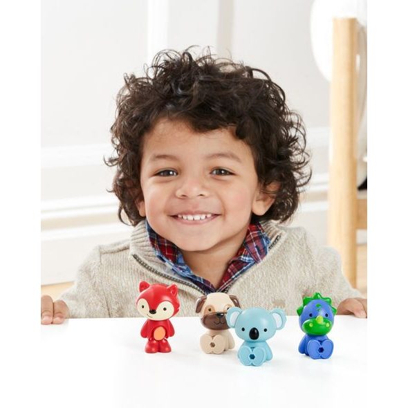 SKIP&HOP ZOO FIGURKY SET 4 KS 2+ - ZVÍŘATA - PRO DĚTI