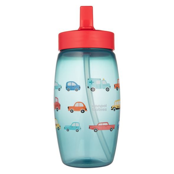 CANPOL BABIES LAHEV SPORTOVNÍ SE SKLÁPĚCÍM PÍTKEM CARS 400ML - SPORTOVNÍ LAHVE - KRMENÍ