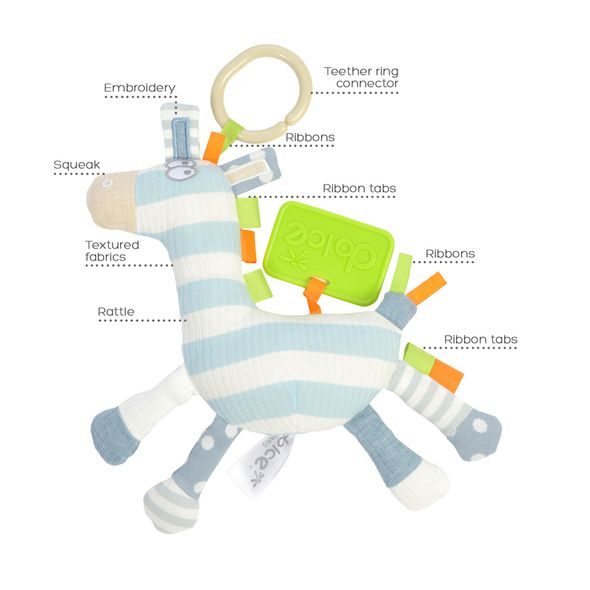 DOLCE PRIMO ZEBRA - HRAČKY K ZAVĚŠENÍ - PRO DĚTI