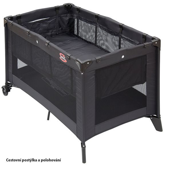 SCARLETT POLOHOVÁNÍ DO CESTOVNÍ POSTÝLKY PIKI ČERNÉ - CESTOVNÍ POSTÝLKY - SPINKÁNÍ