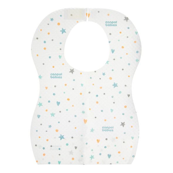 CANPOL BABIES BRYNDÁK VODĚODOLNÝ JEDNORÁZOVÝ S KAPSOU 10KS - BRYNDÁKY - KRMENÍ