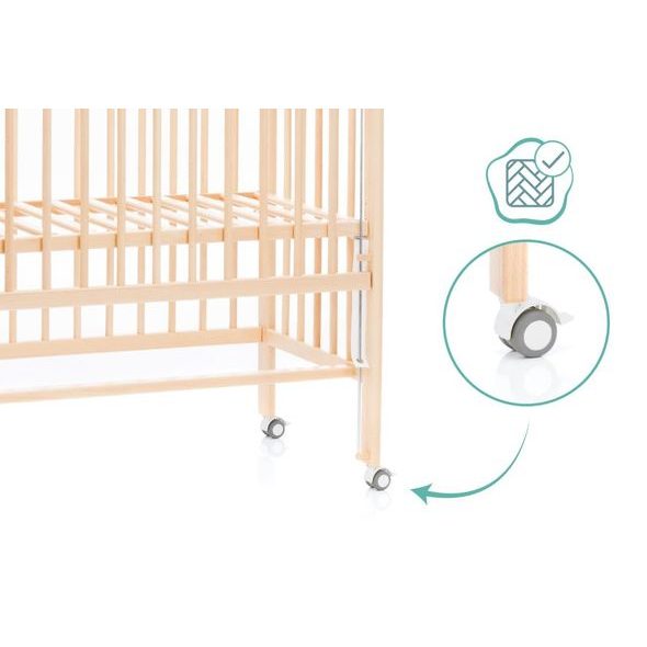 FILLIKID PŘÍSTAVNÁ POSTÝLKA NINO NATURE - K RODIČOVSKÉ POSTELI - SPINKÁNÍ