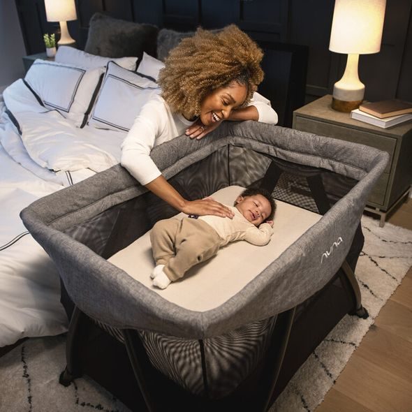 NUNA SENA AIRE CHARCOAL - CESTOVNÍ POSTÝLKY - SPINKÁNÍ