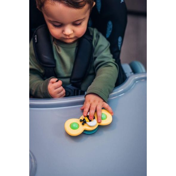 MOMI JÍDELNÍ ŽIDLIČKA MOMI REKI ŠEDÁ - JÍDELNÍ ŽIDLIČKY PLASTOVÉ - KRMENÍ