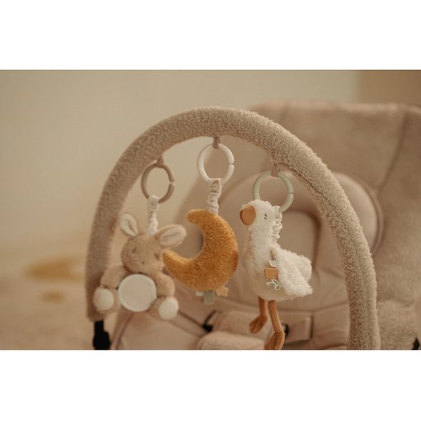 LITTLE DUTCH ZÁVĚSNÉ HRAČKY NEWBORN NATURALS - FARMA - PRO DĚTI