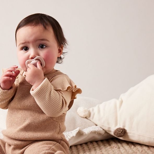 B.BOX DUDLÍKY SILIKONOVÉ 0-6M, 2KS - BLUSH/LATTE - ŠIDÍTKA A DOPLŇKY - KRMENÍ