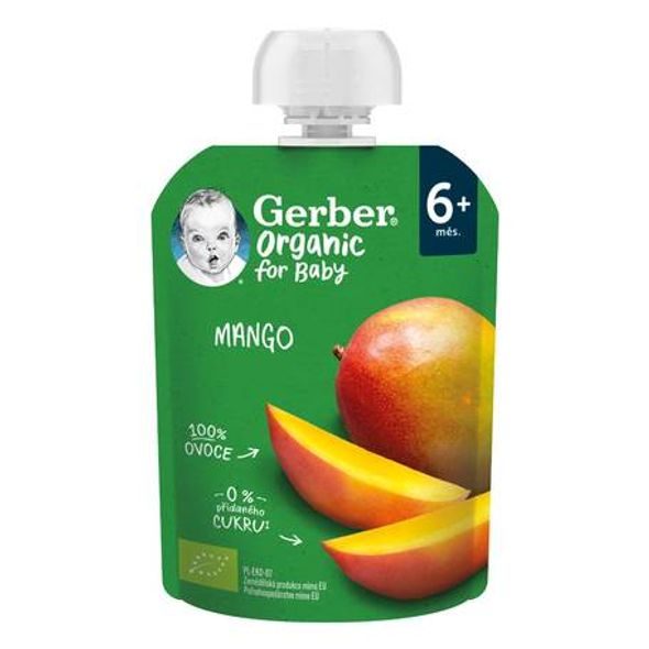 GERBER ORGANIC KAPSIČKA MANGO 100% BIO 90G - KAPSIČKY - KRMENÍ