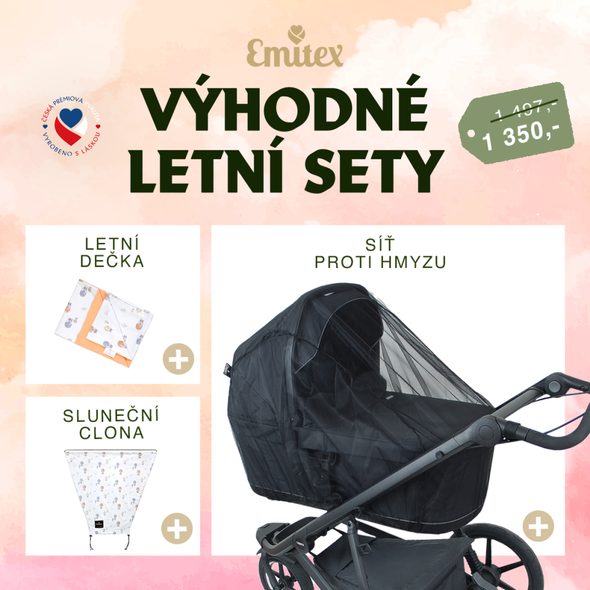 LETNÍ SET MAGIC SKY VEL.S - MOSKYTIÉRY - KOČÁRKY A PŘÍSLUŠENSTVÍ