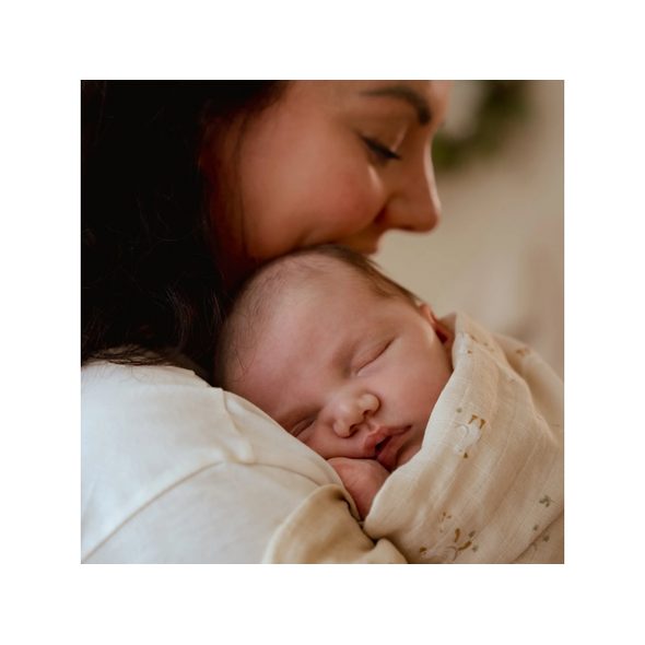 LITTLE DUTCH PLENA ZAVINOVACÍ 120X120 CM HUSA NEWBORN NATURALS - LÁTKOVÉ PLENY ALL IN ONE - PŘEBALOVÁNÍ