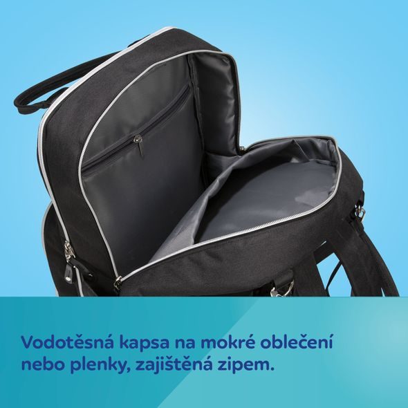 CANPOL BABIES MULTIFUNKČNÍ PŘEBALOVACÍ BATOH ČERNÝ - PŘEBALOVACÍ BATOHY - KOČÁRKY A PŘÍSLUŠENSTVÍ