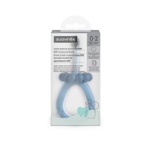 SUAVINEX DĚTSKÝ KARTÁČEK NA ZOUBKY BABY 0-2 LET - ZUBNÍ KARTÁČKY A PASTY - KOUPÁNÍ A ZDRAVÍ