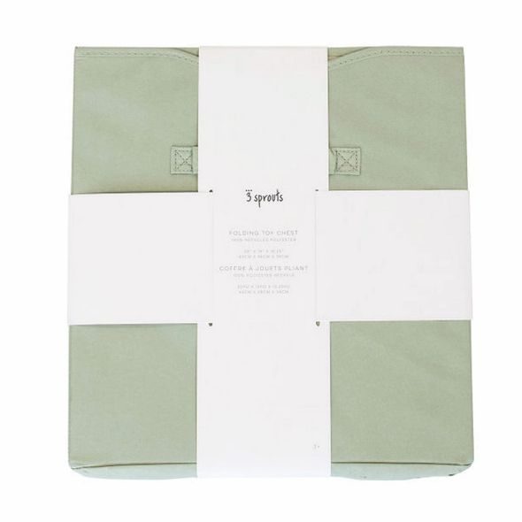 3 SPROUTS TRUHLA NA HRAČKY RECYCLED SOLID/GREEN - BOXY NA HRAČKY - SPINKÁNÍ