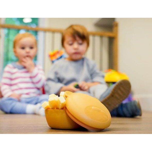 MELII SILIKONOVÁ KRABIČKA NA SVAČINU S VÍČKEM MEDVĚD - 350 ML - KRABIČKY NA SVAČINU - KRMENÍ