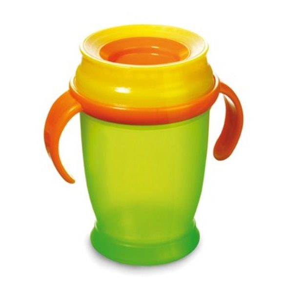 LOVI HRNÍČEK 360 JUNIOR 250ML S ÚCHYTY - DĚTSKÉ HRNEČKY - KRMENÍ