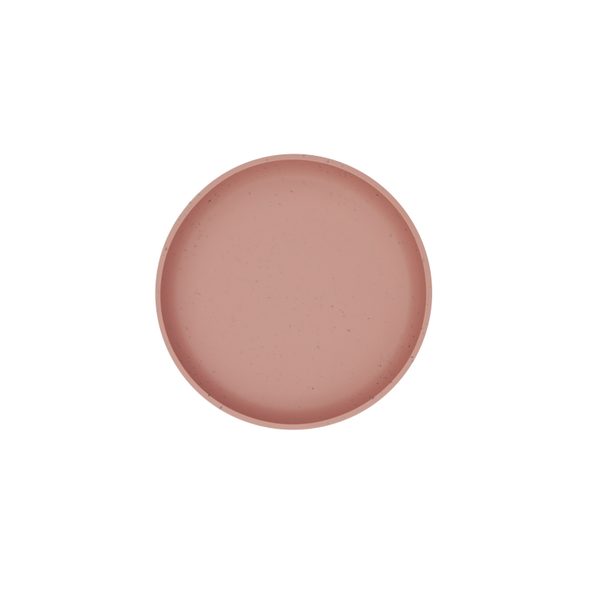 KIKKABOO TALÍŘ PLATINUM SILICONE BLUSH - MISKY, TALÍŘKY A PODLOŽKY - KRMENÍ