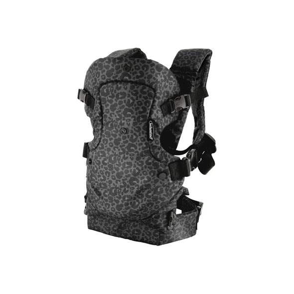 INFANTINO NOSÍTKO FLIP 4V1 CONVERTIBLE LEOPARD BLACK - NOSÍTKA - NOŠENÍ & SPORT