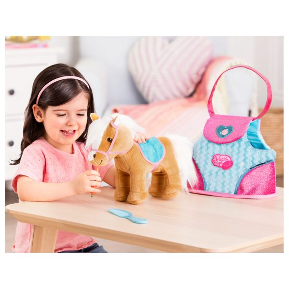 PUCCI PUPS PONÍK V KABELCE BLUE STRIPES BAG - PLYŠOVÁ ZVÍŘATA - PRO DĚTI