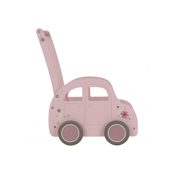 LITTLE DUTCH CHODÍTKO AUTO DŘEVĚNÉ PINK - CHODÍTKA - PRO DĚTI