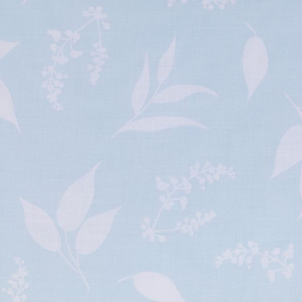 FILLIKID LOŽNÍ SOUPRAVA LUXE LEAVES LIGHT BLUE + MATRACE - MANTINELY - SPINKÁNÍ