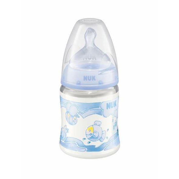 NUK FIRST CHOICE LÁHEV RŮŽOVÁ&MODRÁ 150 ML, SI, VEL.1 - KOJENECKÉ LAHVE - KRMENÍ