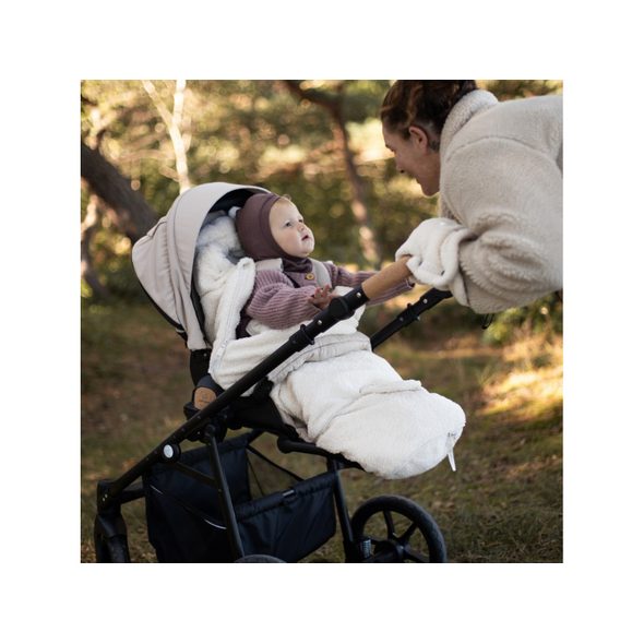 EASYGROW FUSAK PÉŘOVÝ FNUGG TEDDY IVORY - FUSAKY DO KOČÁRKU - KOČÁRKY A PŘÍSLUŠENSTVÍ