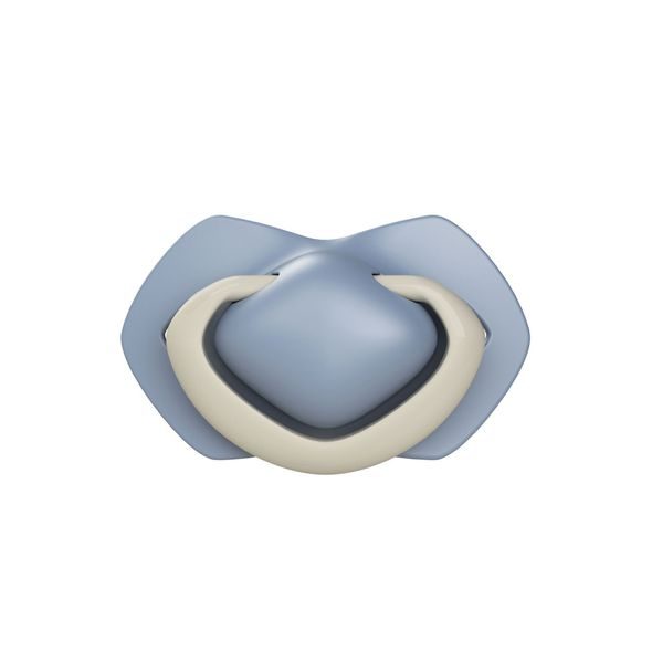 CANPOL BABIES SET SYMETRICKÝCH SILIKONOVÝCH DUDLÍKŮ LIGHT TOUCH 0-6M PURE COLOR MODRÝ - ŠIDÍTKA A DOPLŇKY - KRMENÍ