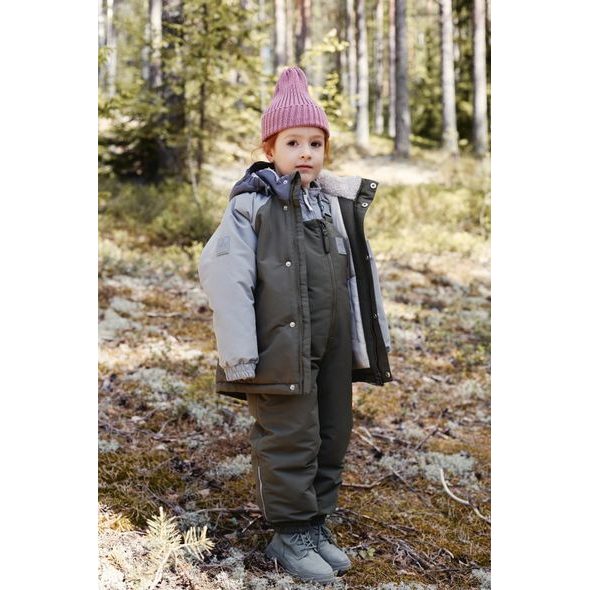 LEOKID ZIMNÍ KALHOTY COLOR BLOCK GREEN SCAPE VEL. 3 - 4 ROKY (VEL. 98) - KALHOTKY A TEPLÁČKY - PRO DĚTI