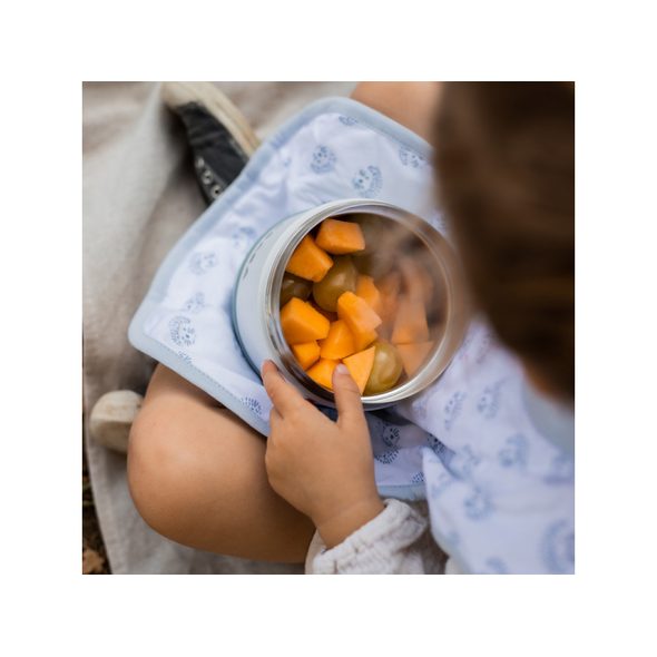 BEABA TERMOSKA NA JÍDLO 500ML BLUE - TERMOOBALY A TERMOSKY - KRMENÍ