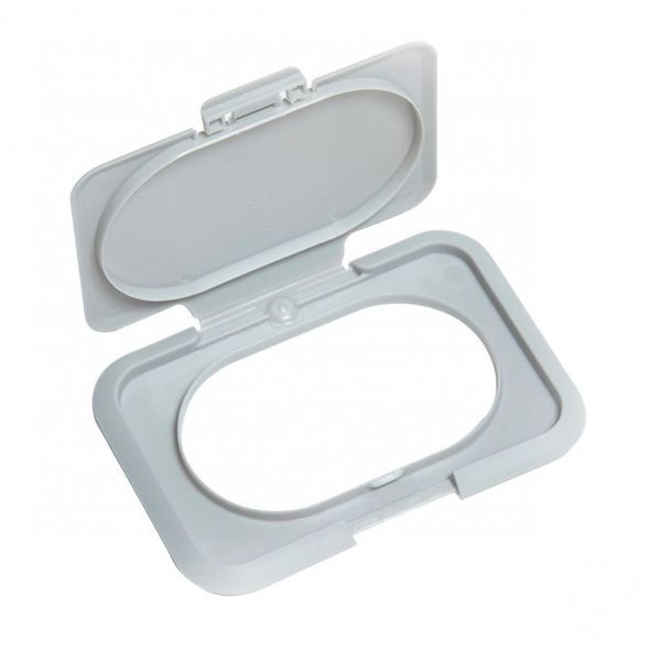 DOOKY UZÁVĚR NA VLHČENÉ UBROUSKY GREY CARD 1KS - POUZDRA NA UBROUSKY - PŘEBALOVÁNÍ