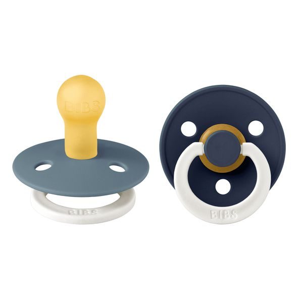 BIBS COLOUR DUDLÍKY Z PŘÍRODNÍHO KAUČUKU 2KS VEL.1 - ŠIDÍTKA A DOPLŇKY - KRMENÍ