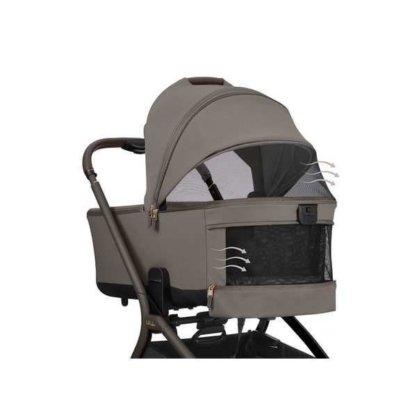 KIKKABOO KOČÁREK 2V1 GOYA PLATINUM MOCCA - DVOJKOMBINACE - KOČÁRKY A PŘÍSLUŠENSTVÍ