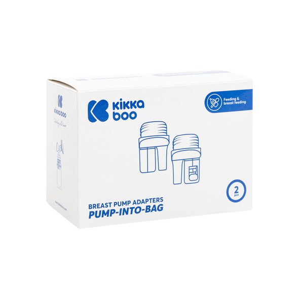 KIKKABOO ADAPTÉRY PRO ODSÁVÁNÍ MATEŘSKÉHO MLÉKA DO SÁČKU 2 KS - NÁHRADNÍ DÍLY K ODSÁVAČKÁM - KRMENÍ
