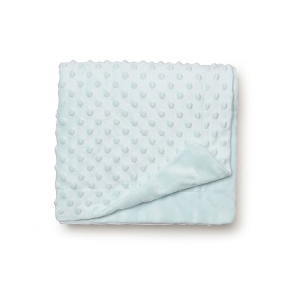 INTERBABY SET DEKA MĚKKÁ KULIČKY 80X110 + LAMPIČKA HVĚZDA - ZELENÁ - DĚTSKÉ DEKY PRO MIMINKA - SPINKÁNÍ