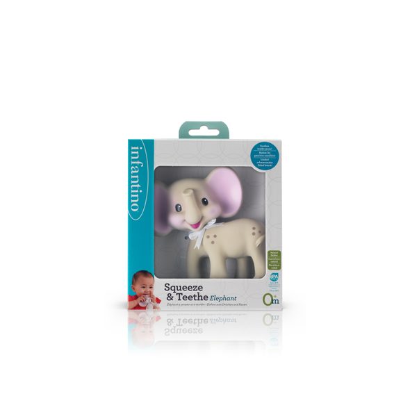 INFANTINO KOUSÁTKO PŘÍRODNÍ KAUČUK SLON - KOUSÁTKA - PRO DĚTI