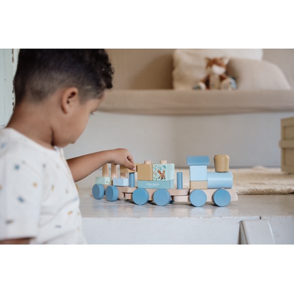 LITTLE DUTCH VLÁČEK DŘEVĚNÝ FOREST FRIENDS - FOREST FRIENDS - PRO DĚTI