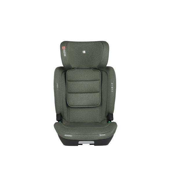 KIKKABOO AUTOSEDAČKA 100-150 CM I-SCOUT I-SIZE ARMY GREEN - AUTOSEDAČKY 15-36KG - AUTOSEDAČKY A PŘÍSLUŠENSTVÍ