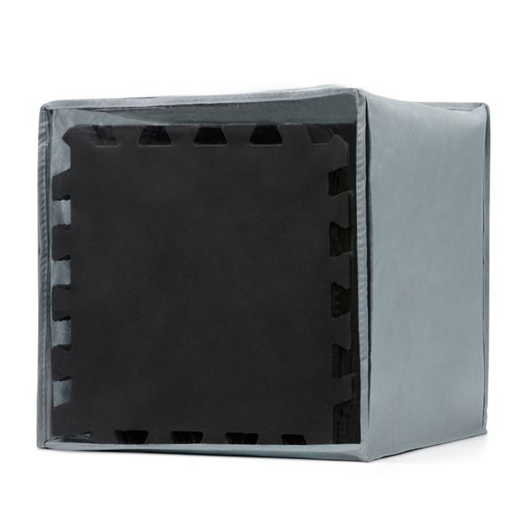 KINDERKRAFT PODLOŽKA PĚNOVÁ PUZZLE LUNO BLACK 30KS - HRACÍ PODLOŽKY NA ZEM - SPINKÁNÍ