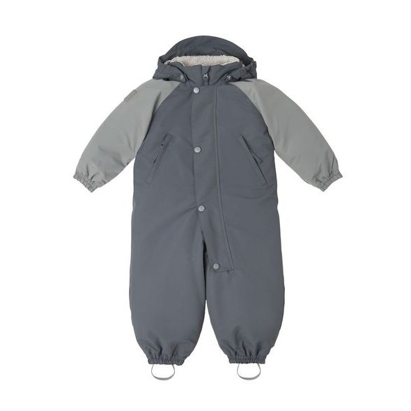 LEOKID ZIMNÍ KOMBINÉZA COLOR BLOCK FJORD GRAY VEL. 9 - 12 MĚSÍCŮ (VEL. 74) - ZIMNÍ KOMBINÉZY - PRO DĚTI